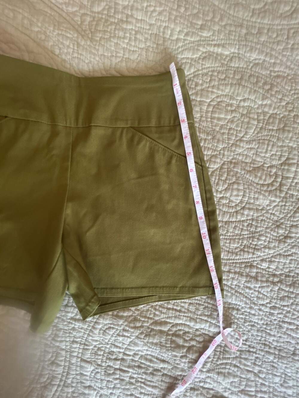 Versona High Rise Slit Hem Shorts - Picture 7 of 8